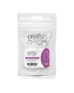 Gelish Soft Gel&trade; - Tips Refill - Medium Coffin- Size 00 - 50CT- 1168137