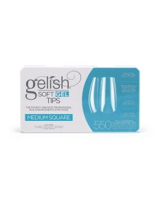 Gelish Soft Gel&trade; Medium Square Tips (550CT) 