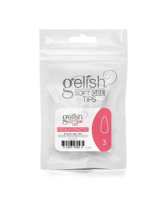Gelish Soft Gel&trade; - Tips Refill - Medium Stiletto- Size 3 - 50CT- 1168177