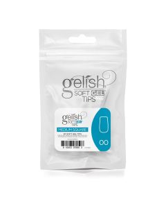Gelish Soft Gel&trade; - Tips Refill - Medium Square- Size 00 - 50CT- 1168184