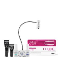 Soft Gel 640CT Clear Full Coverage Tips - Medium Round