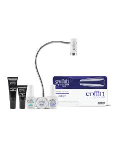 Soft Gel 640CT Clear Full Coverage Tips - Long Coffin