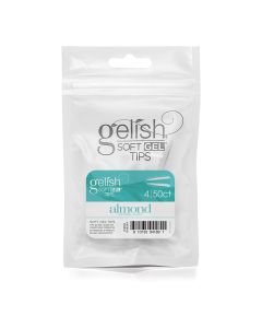 Gelish Soft Gel&trade; Tips - Refill - Short Almond - Size 4