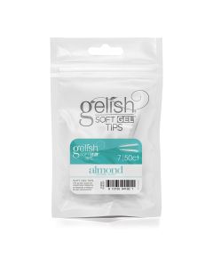 Gelish Soft Gel&trade; Tips - Refill - Short Almond - Size 7