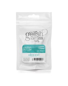 Gelish Soft Gel&trade; Tips - Refill - Short Almond - Size 8
