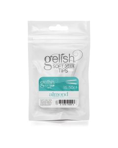 Gelish Soft Gel&trade; Tips - Refill - Short Almond - Size 15