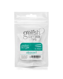 Gelish Soft Gel Tips - Refill - Medium Almond - SIze 5