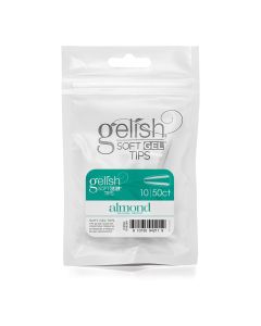 Gelish Soft Gel&trade; Tips - Refill - Medium Almond - Size 10