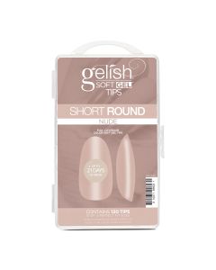 Gelish Soft Gel - Short Round - Nude