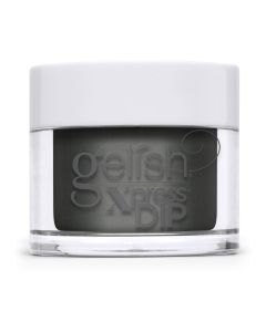 Gelish Xpress Fa-La-Love That Color! Dip Powder, 1.5 oz. CHARCOAL GREEN CR&Egrave;ME