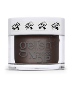 Gelish Ready To Work It Dip Powder, 1.5 oz. DARK BROWN CREME