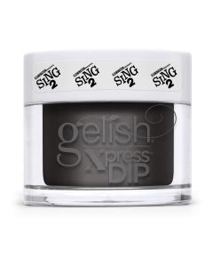 Gelish Front Of House Glam Dip Powder, 1.5 oz. BLACKEST BROWN CREME