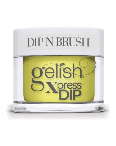 Gelish Xpress Dip N Brush Perk Up Buttercup Powder, 1.5 oz. 
