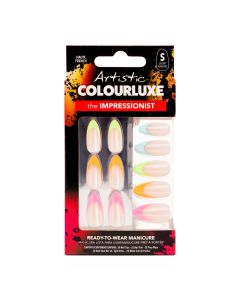 Artistic ColourLuxe Press-On Tips Short Almond - Haute French