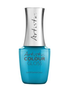 Artistic Colour Gloss Soak Off Gel Teal With It, 0.5 fl oz.