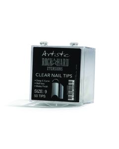 50 CT XTENSIONS CLEAR SIZE 9