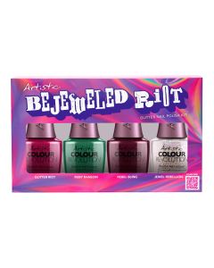 Artistic Bejeweled Nail Lacquer 4PC Glitter Kit