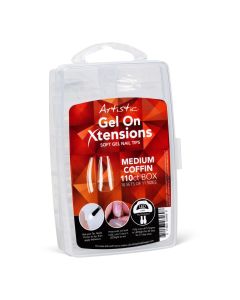 Gel On Xtensions Medium Coffin 110CT
