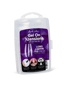 Gel On Xtensions Long Coffin 110CT