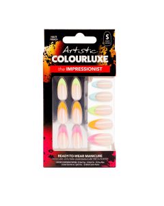 Artistic ColourLuxe Press-On Tips Short Almond - Haute French