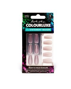 Artistic ColourLuxe Press-On Tips Short Coffin - Forever A Risk Taker