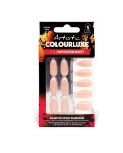 Artistic ColourLuxe Press-On Tips Short Almond - Parisian Ch&egrave;rie