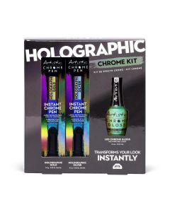 Artistic Chrome 3PC Kit Holographic Look