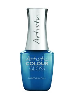 Artistic Colour Gloss Soak Off Gel Nail Colour Aqua Attitude