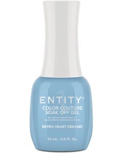 Entity Color Couture Soak-Off Gel Retro Heart Dreams, 0.5 fl oz.
