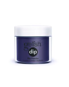 Gelish Xpress Dip A Kiss In The Dark, 0.8 oz. BLACK PURPLE CREME