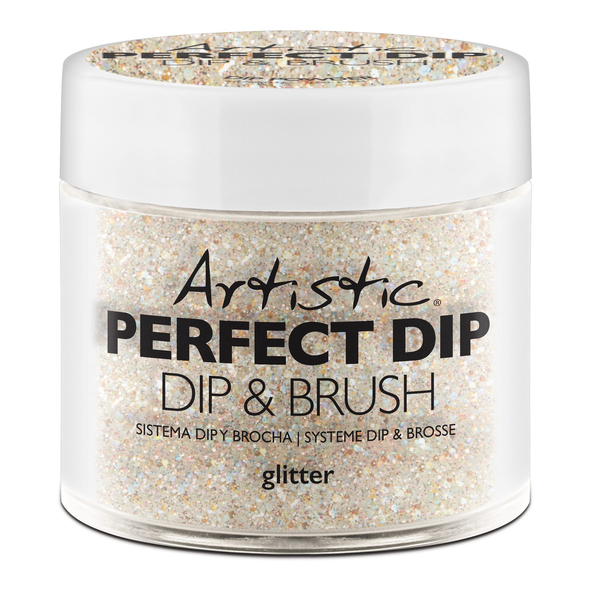 Artistic Perfect Dip Colored Powders Excitement, 0.8 oz. GOLD GLITTER