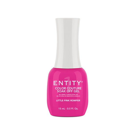 Entity Color Couture Soak-Off Gel Little Pink Romper, 0.5 fl oz. BRIGHT ...