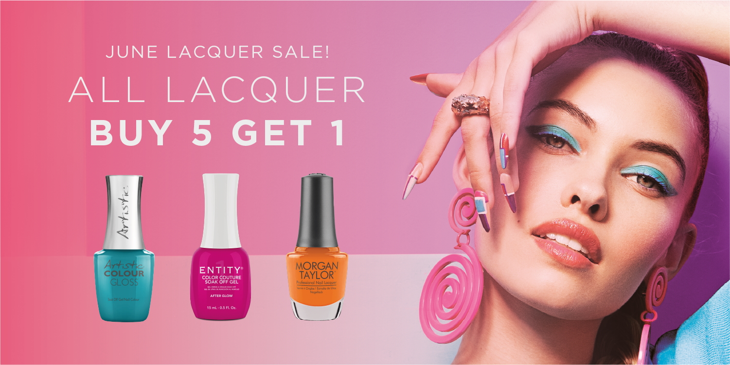NTS June Deal - Buy 5 Get 1 Free on Nail Lacquers