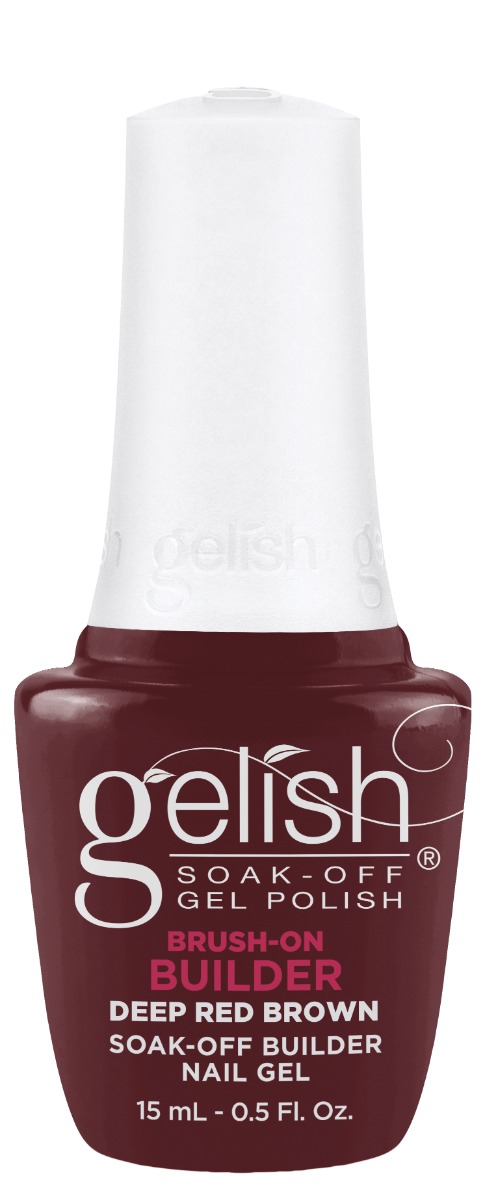 Gelish 15mL Deep Red Brown