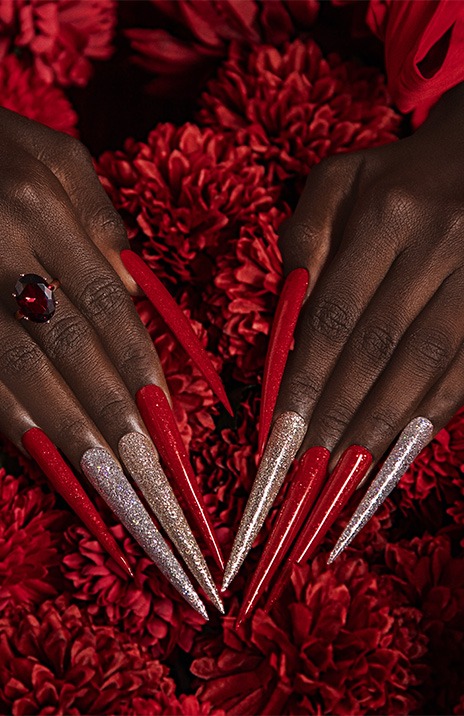 Gel polish glitter types application guide