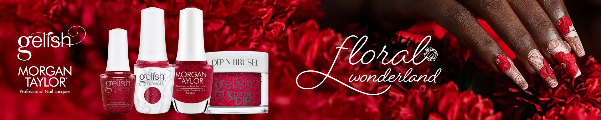 Gelish glitter gel polish festive winter