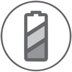Icon BATTERY CHARGE INDICATOR