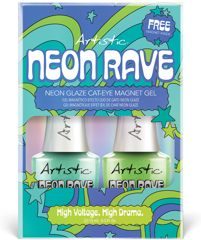 Lime Green / Teal Duo Box