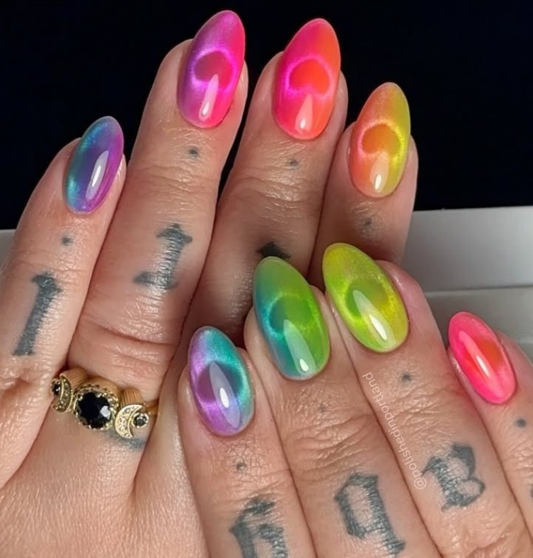 Neon Rave Nail Art Inspo 1